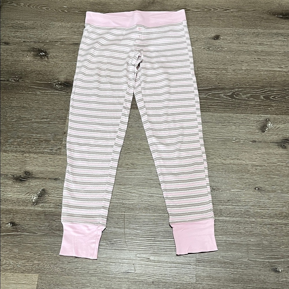 Adorable Pink Striped Kids Pajama Bottoms